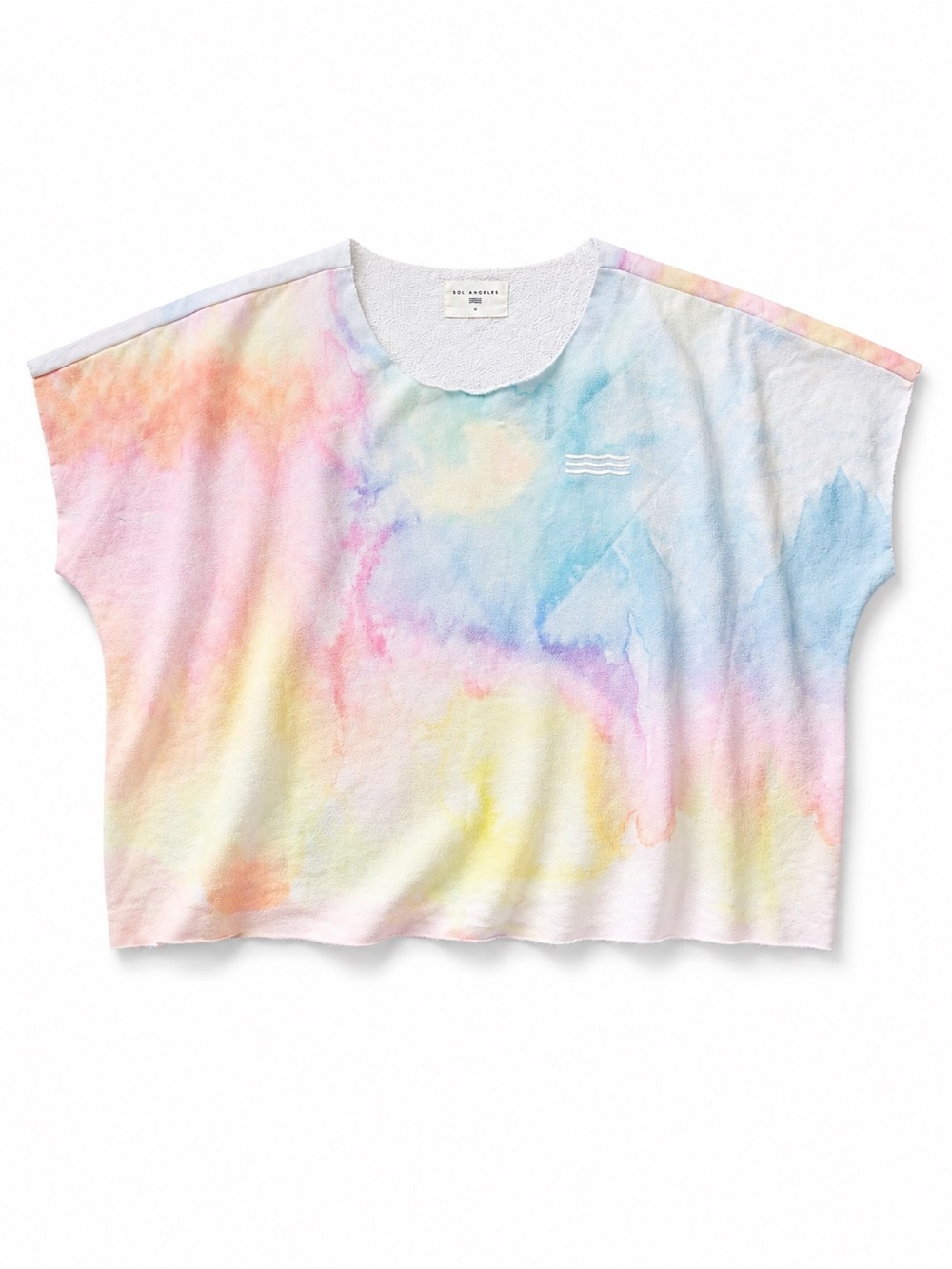 Sol Angeles Pastel Tie-Dye Kids Tee - Pink, Blue, Yellow, Lavender